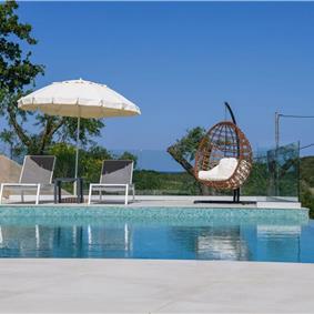 3 bedroom villa with pool & sea view, near Acharavi, sleeps 6